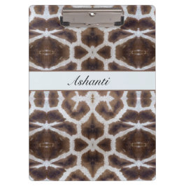 Giraffe patroon safari stijl aanpasbaar klembord