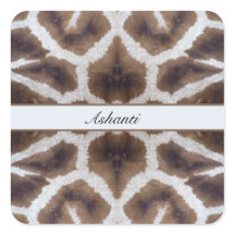 Giraffe patroon safari stijl aanpasbaar