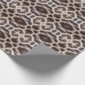 Giraffe Patroon Safari Stijl Cadeaupapier (Hoek)