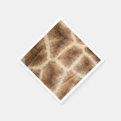 Giraffe patroon servet (Hoek)