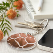 Giraffe patroon sleutelhanger (Voorkant Rechts)