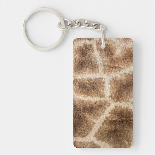 Giraffe patroon sleutelhanger (Voorkant)