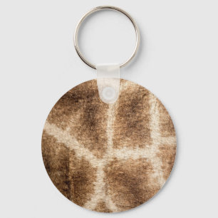Giraffe patroon sleutelhanger