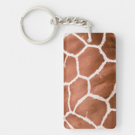 Giraffe patroon sleutelhanger (Voorkant)
