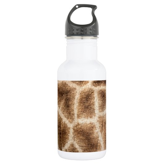 Giraffe patroon waterfles (Voorkant)