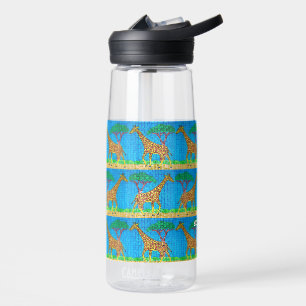 Giraffe (patroon) - Waterfles