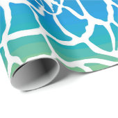 Giraffe patroonkleur achtergrond cadeaupapier (Rol Hoek)