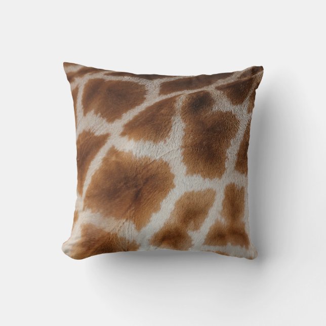 Giraffe patroonkussen kussen (Voorkant)