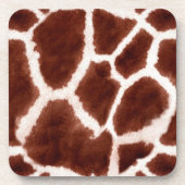 Giraffe Pattern Animal Print Drankjes Onderzetter (Voorkant)