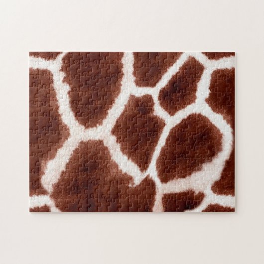 Giraffe Pattern Animal Print Legpuzzel (Horizontaal)