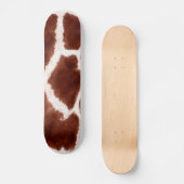 Giraffe Pattern Animal Print Persoonlijk Skateboard (Voorkant)
