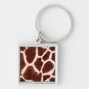 Giraffe Pattern Animal Print Sleutelhanger