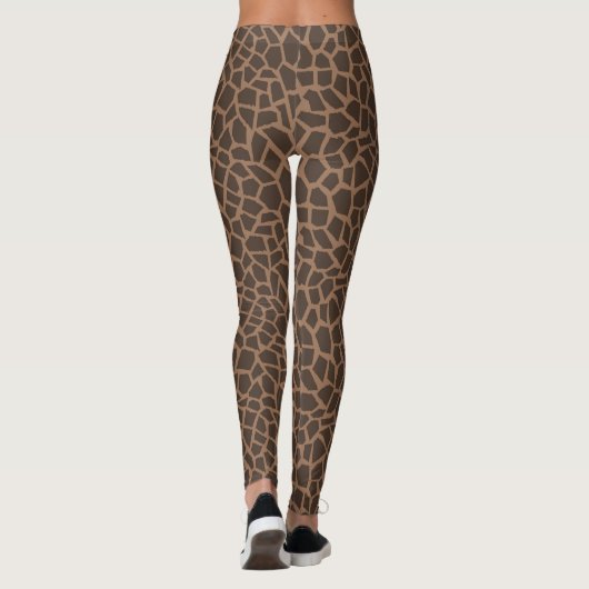 Giraffe Pattern Animal Spots Leggings (Achterkant)