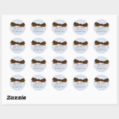 Giraffe Pattern Baby shower Stickers (Vel)