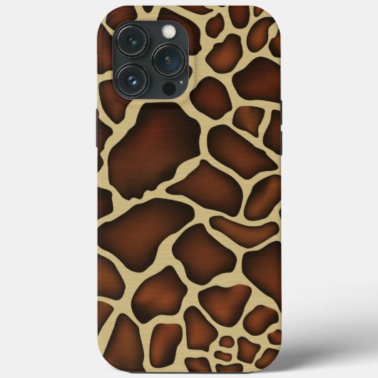 Giraffe Pattern Hoesje-Mate iPhone Case (Achterkant)