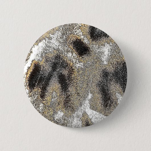 GIRAFFE PATTERN RONDE BUTTON 5,7 CM (Voorkant)