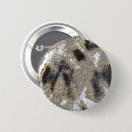 GIRAFFE PATTERN RONDE BUTTON 5,7 CM (Voorkant /achterkant)