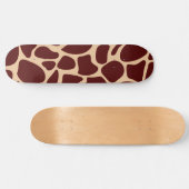 Giraffe Pattern Skateboard (Horizontaal)