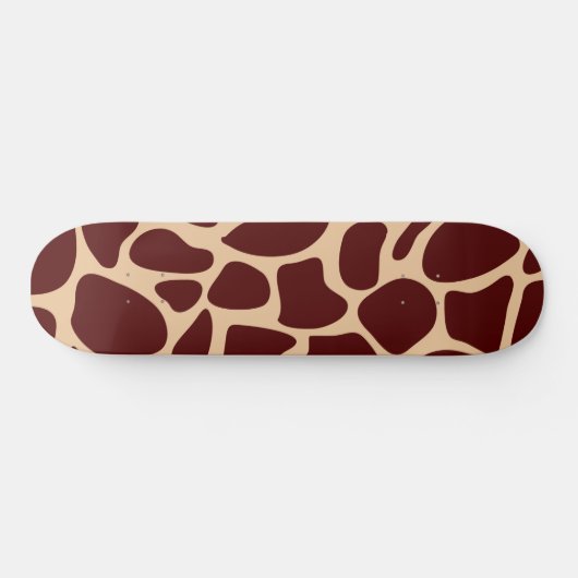 Giraffe Pattern Skateboard (Horizontaal)