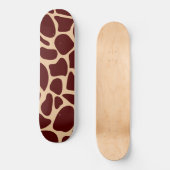 Giraffe Pattern Skateboard (Voorkant)