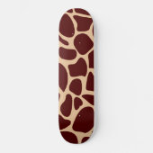 Giraffe Pattern Skateboard (Voorkant)
