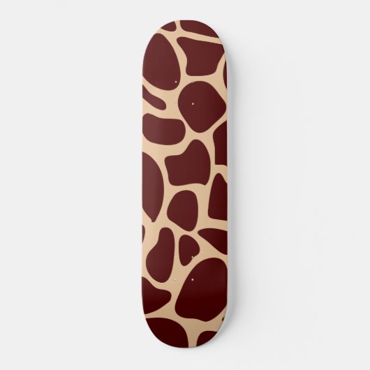 Giraffe Pattern Skateboard (Voorkant)
