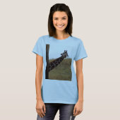Giraffe Peek a Boo T-shirt (Voorkant volledig)