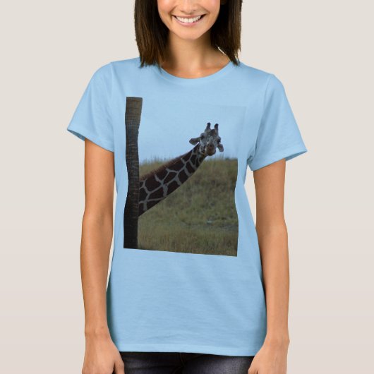 Giraffe Peek a Boo T-shirt (Voorkant)