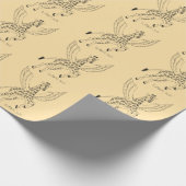 Giraffe + pegasus = Giraffsus Cadeaupapier (Hoek)