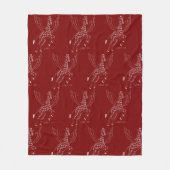 Giraffe + pegasus = Giraffsus Fleece Deken (Voorkant)