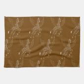 Giraffe + pegasus = Giraffsus Theedoek (Horizontaal)