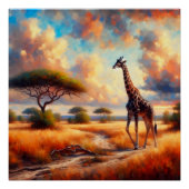 Giraffe Perfect Poster (Voorkant)