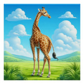 Giraffe Perfect Poster (Voorkant)