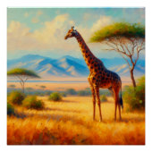 Giraffe Perfect Poster (Voorkant)