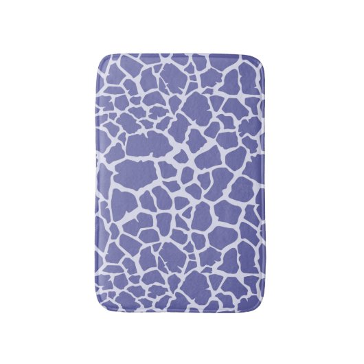 Giraffe Periwinkle Print Badmat (Voorkant Verticaal)