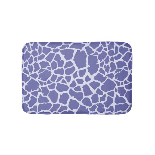 Giraffe Periwinkle Print Badmat (Voorkant)