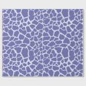 Giraffe Periwinkle Print Cadeaupapier (Vlak)