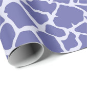 Giraffe Periwinkle Print Cadeaupapier (Rol Hoek)