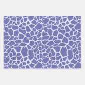 Giraffe Periwinkle Print Inpakpapier Vel (Voorkant)