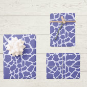 Giraffe Periwinkle Print Inpakpapier Vel