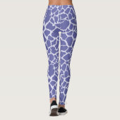 Giraffe Periwinkle Print Leggings (Achterkant)