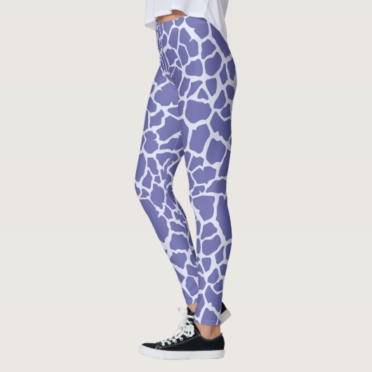 Giraffe Periwinkle Print Leggings (Links)