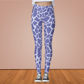 Giraffe Periwinkle Print Leggings