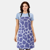 Giraffe Periwinkle Print Schort (Gedragen)