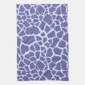 Giraffe Periwinkle Print Theedoek (Verticaal)