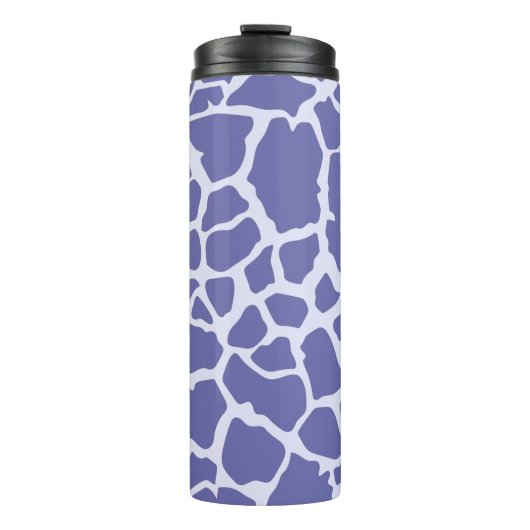 Giraffe Periwinkle Print Thermosbeker (Voorkant)