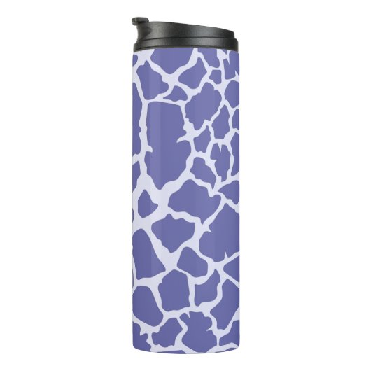 Giraffe Periwinkle Print Thermosbeker (Geroteerd rechts)