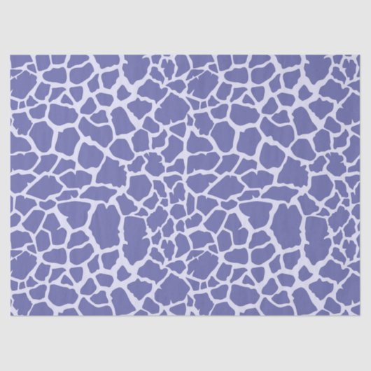 Giraffe Periwinkle Print Tissuepapier (Voorkant)
