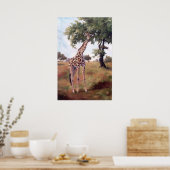 Giraffe Permanent Poster (Keuken)