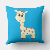 Giraffe personaliseren ABC: Letter G - Jouw namen  Kussen (Achterkant)